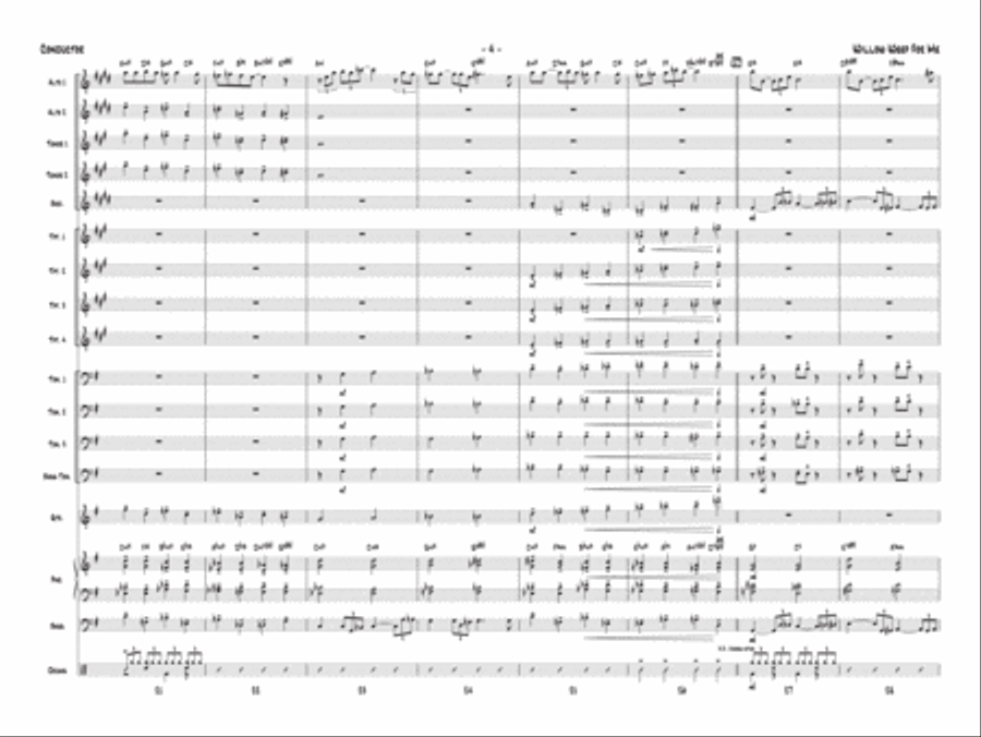 Willow Weep for Me Jazz Ensemble scores gallery preview page 5