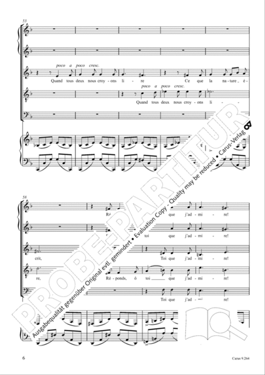 Soiree en mer SSATB scores gallery preview page 7