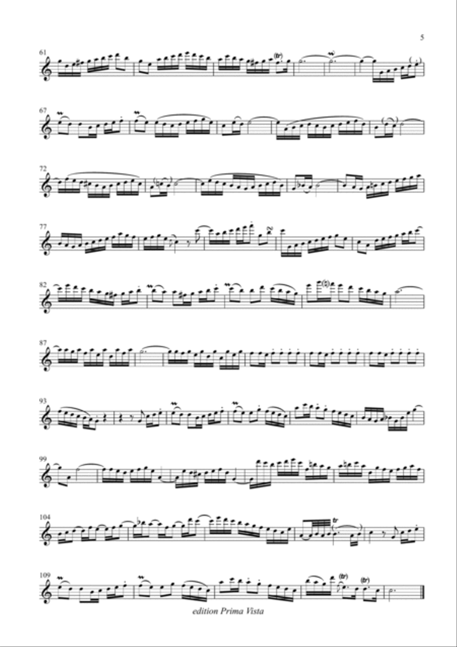J. S. Bach, Three Sonatas for Alto Recorder & Harpsichord BWV 1027-1029 (recorder part) Alto Recorder scores gallery preview page 5