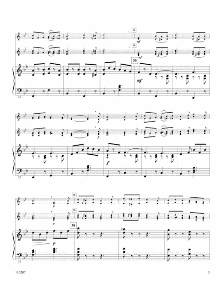 Power in the Blood Flute Duet scores gallery preview page 3