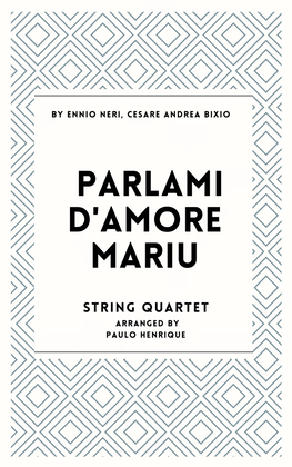 Book cover for Parlami D'amore Mariu