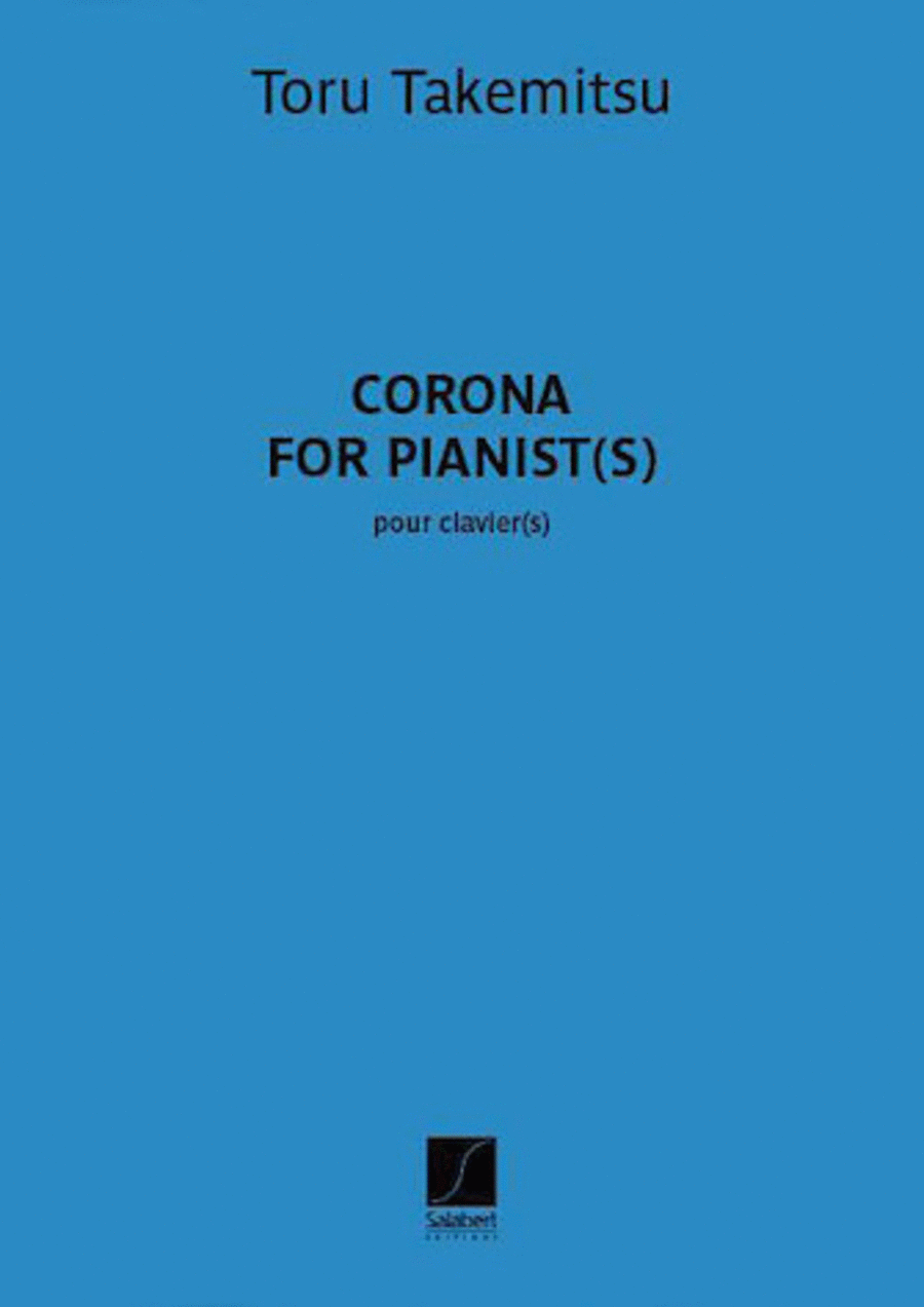 Book cover for Corona for Pianist(s)