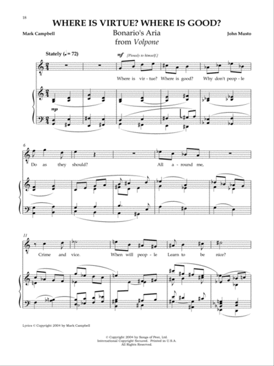 Where Is Virtue? Where Is Good? Voice scores gallery preview page 1