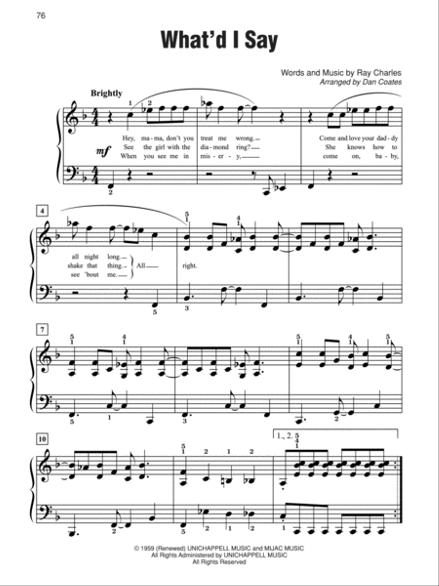 Simply Rock 50s Simply Rock 50s Easy Piano scores gallery preview page 5