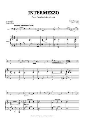Intermezzo from Cavalleria Rusticana - Cello and Piano