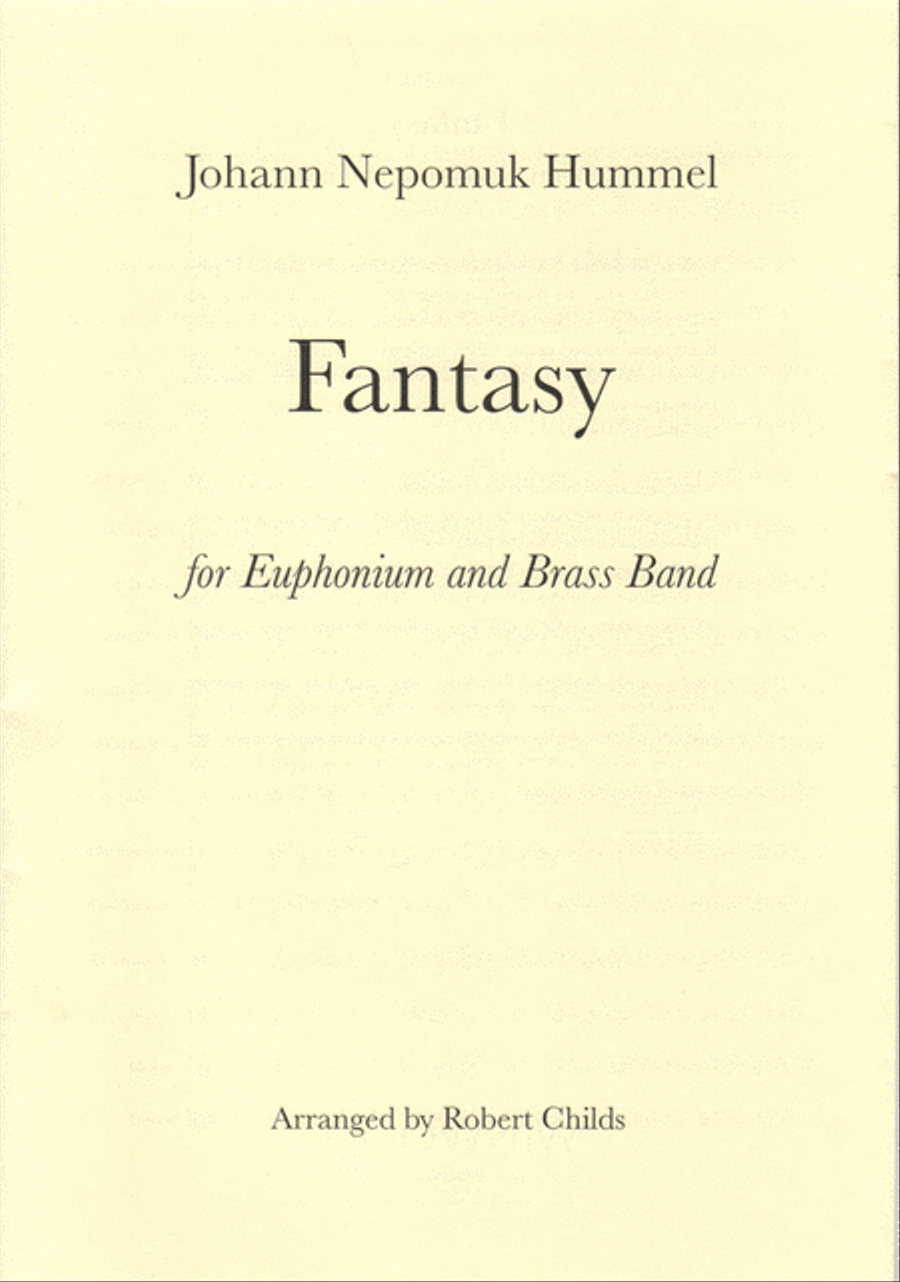 Fantasy Brass Band scores gallery preview page 1