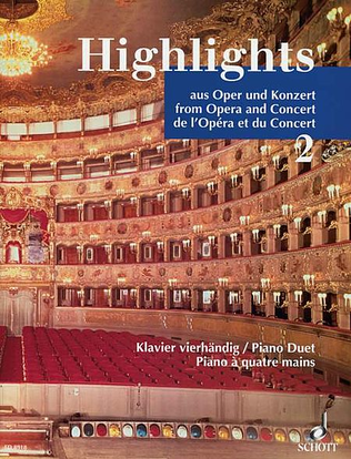 Book cover for Highlights from Opera and Concert