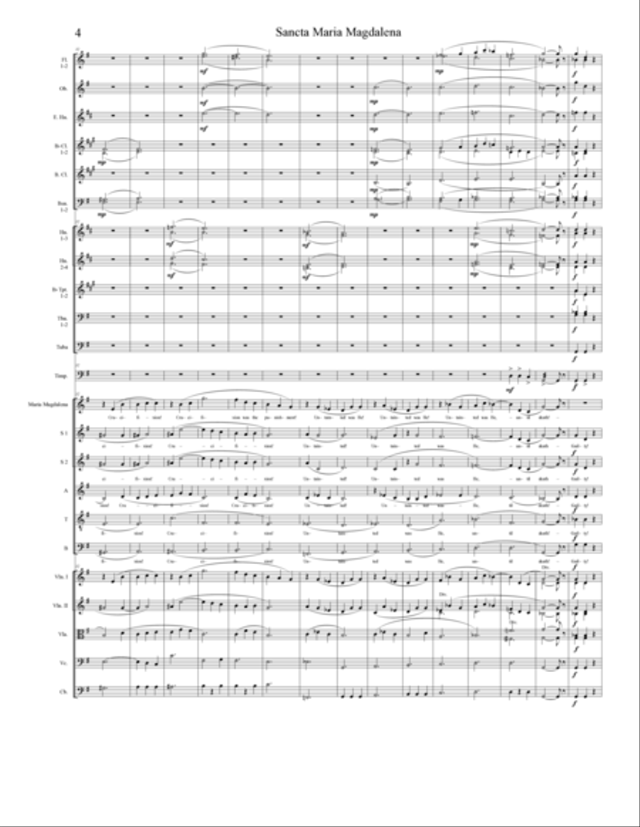Dies Passioni Domini Full Orchestra scores gallery preview page 5