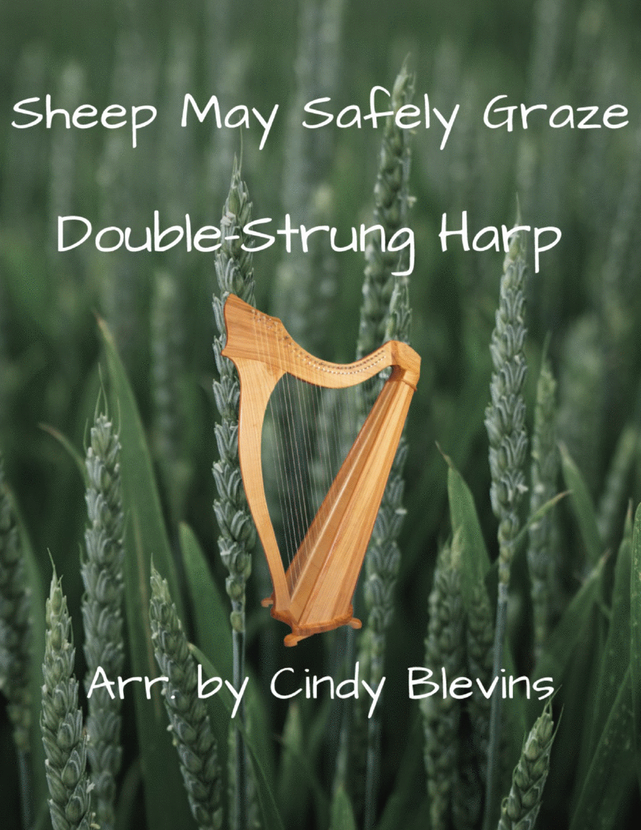 Sheep May Safely Graze, for Double-Strung Harp Harp scores gallery preview page 1