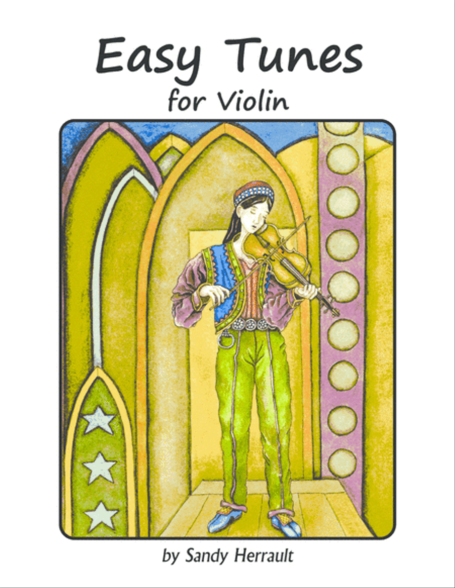 Easy Tunes for Beginning Violin Violin Solo scores gallery preview page 1