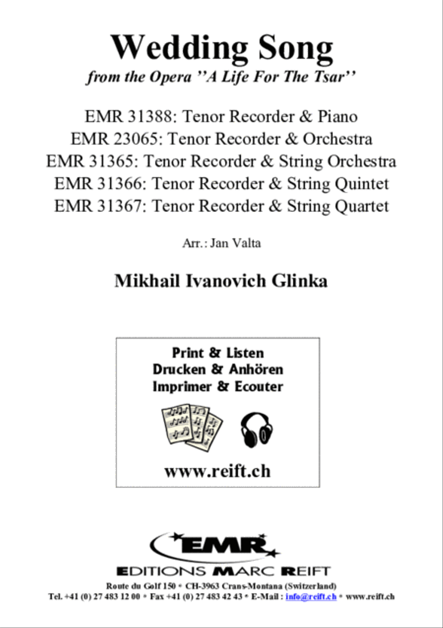 Wedding Song Tenor Recorder scores gallery preview page 2