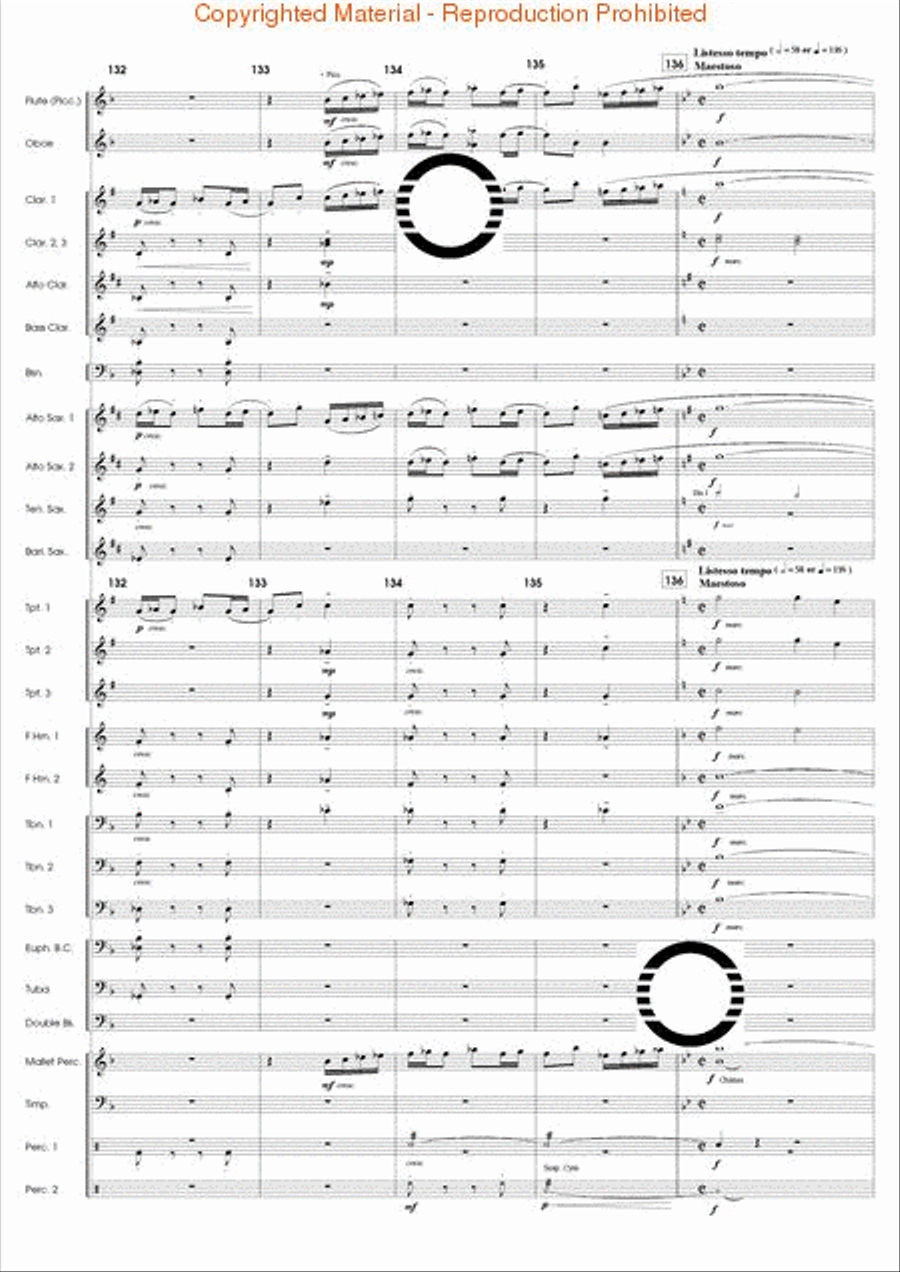 The Spirit Soars Concert Band scores gallery preview page 28