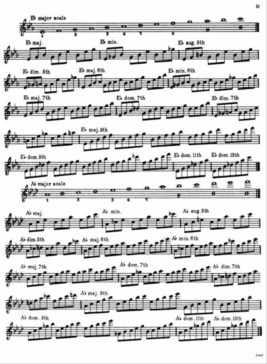Saxophone Scales and Chords Alto Saxophone scores gallery preview page 2
