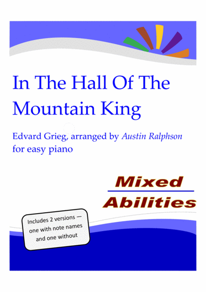 HALLOWEEN: In The Hall Of The Mountain King - for easy piano image number null