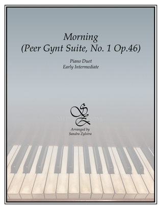 Book cover for Morning (from the Peer Gynt Suite) (early intermediate 1 piano, 4 hand duet)