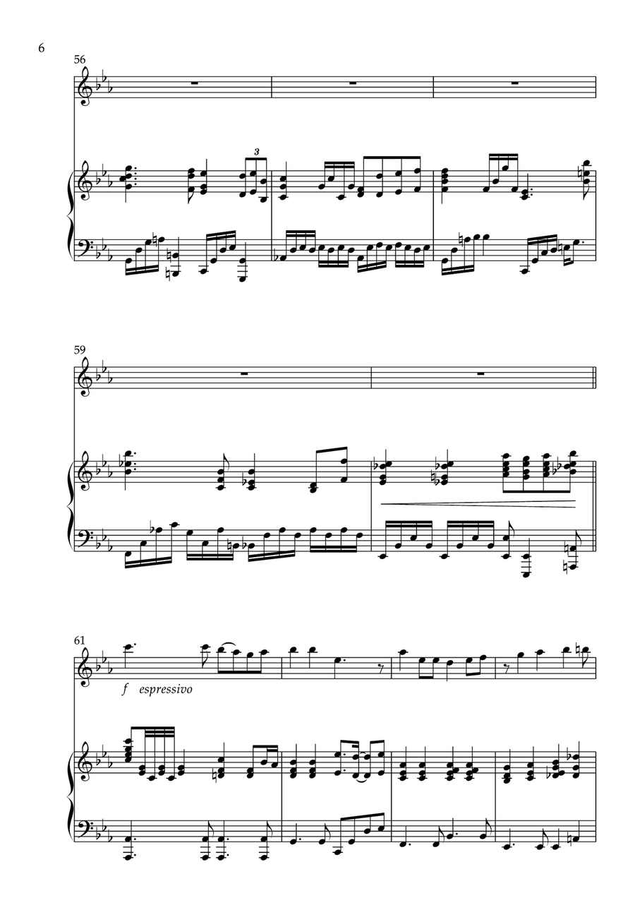 A Thousand Winds for Violin and Piano Violin Solo scores gallery preview page 6