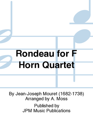 Book cover for Rondeau for F Horn Quartet
