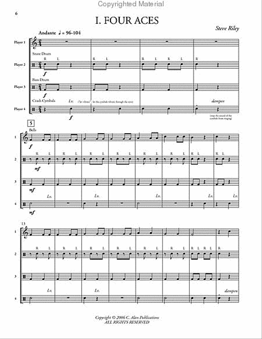 Sonic Adventures for Percussion Ensemble Percussion Ensemble scores gallery preview page 2