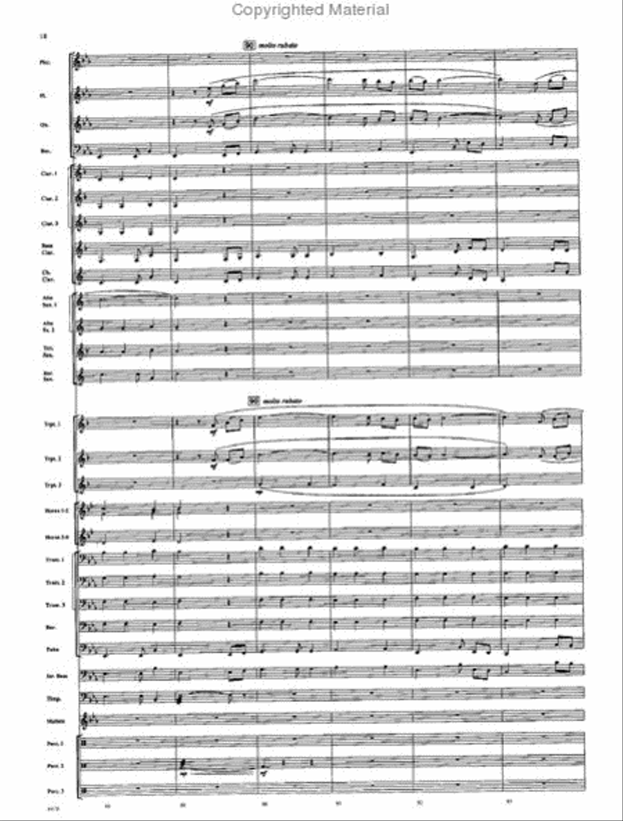 American Folk Fantasia Concert Band scores gallery preview page 19