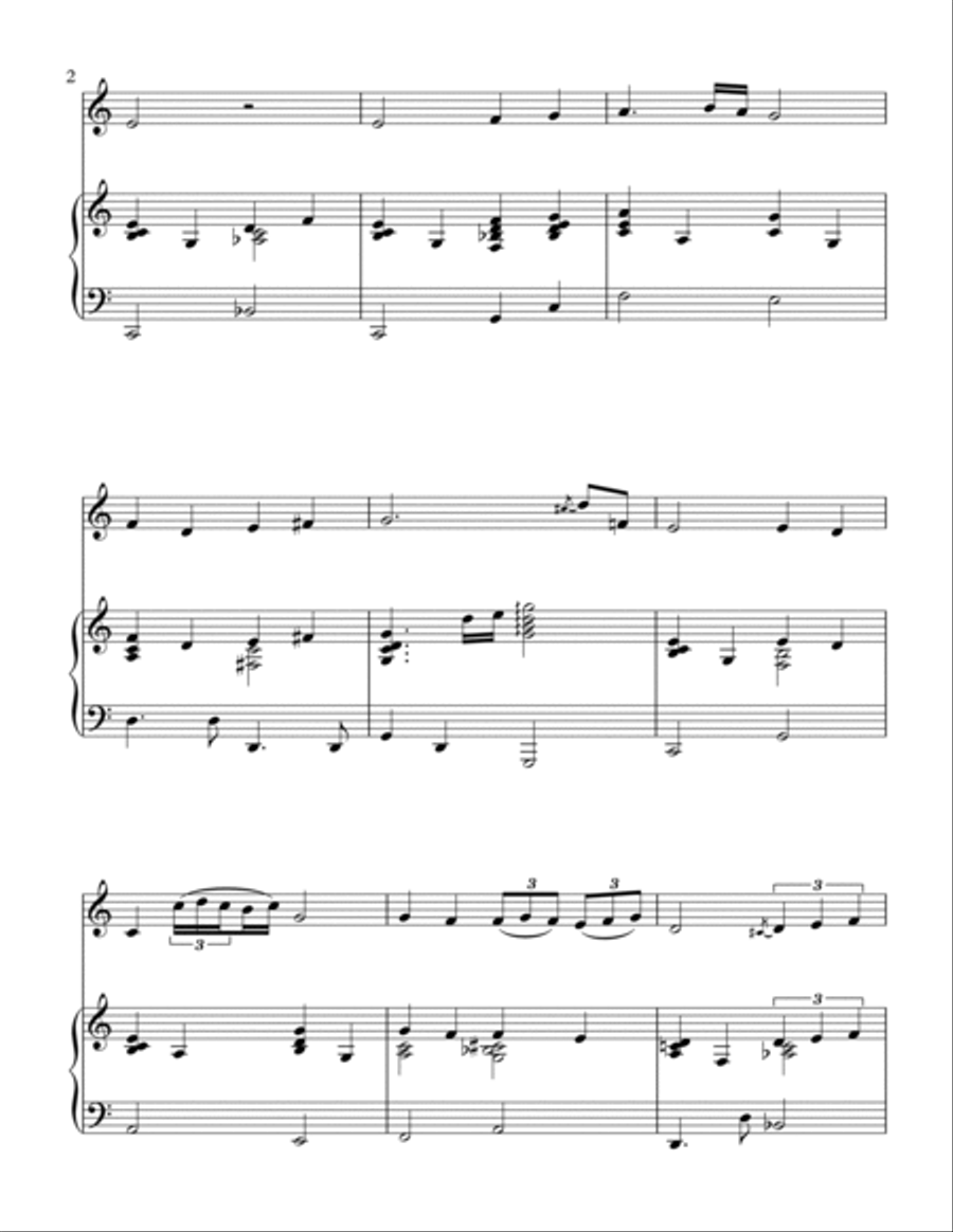 Abide With Me Woodwind Duet scores gallery preview page 3