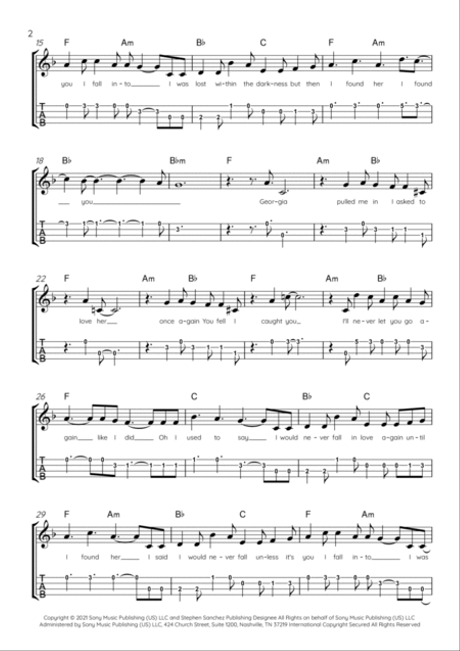 Until I Found You Ukulele scores gallery preview page 2
