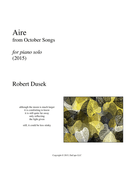 Aire from October Songs image number null