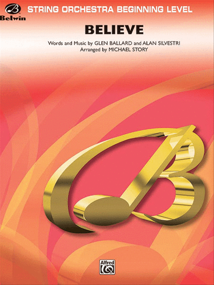 Believe (from The Polar Express) String Orchestra scores gallery preview page 1