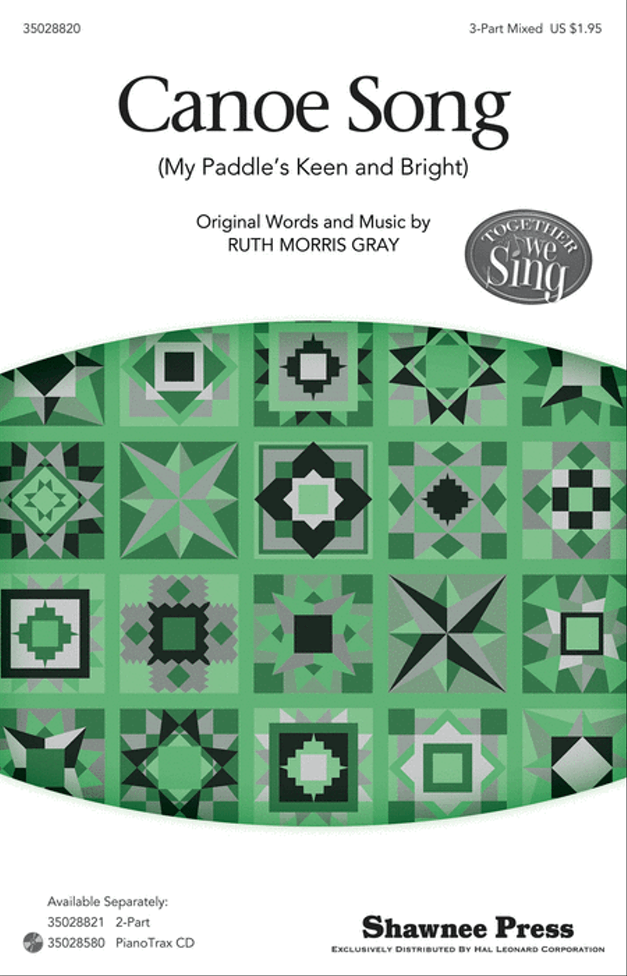 Canoe Song 3-Part scores gallery preview page 1