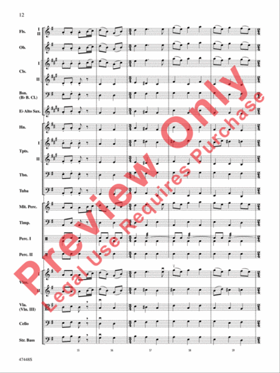 I'm Seventeen Come Sunday Full Orchestra scores gallery preview page 13