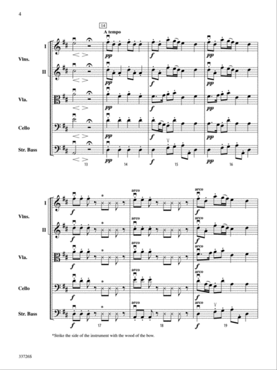 Battalia String Orchestra scores gallery preview page 4