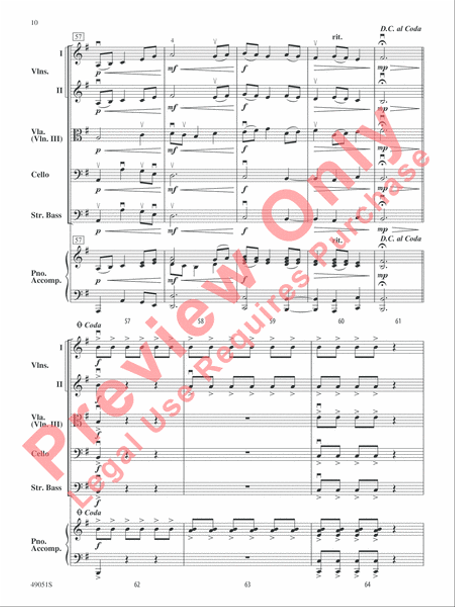 G Force String Orchestra scores gallery preview page 11