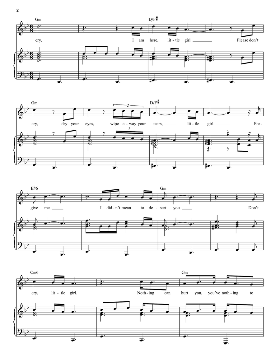 I'm Here (from the Netflix movie Matilda The Musical) Voice scores gallery preview page 2