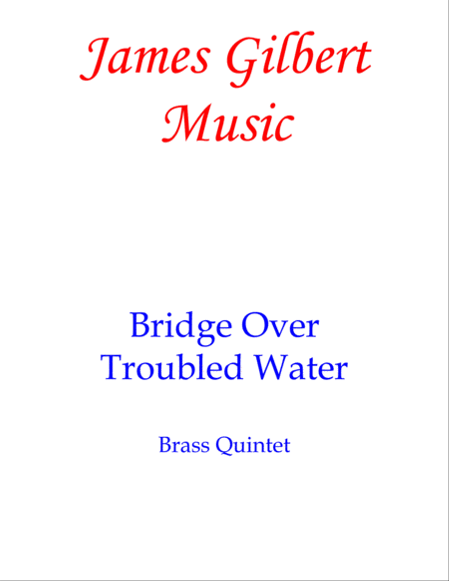 Bridge Over Troubled Water Brass Ensemble scores gallery preview page 1