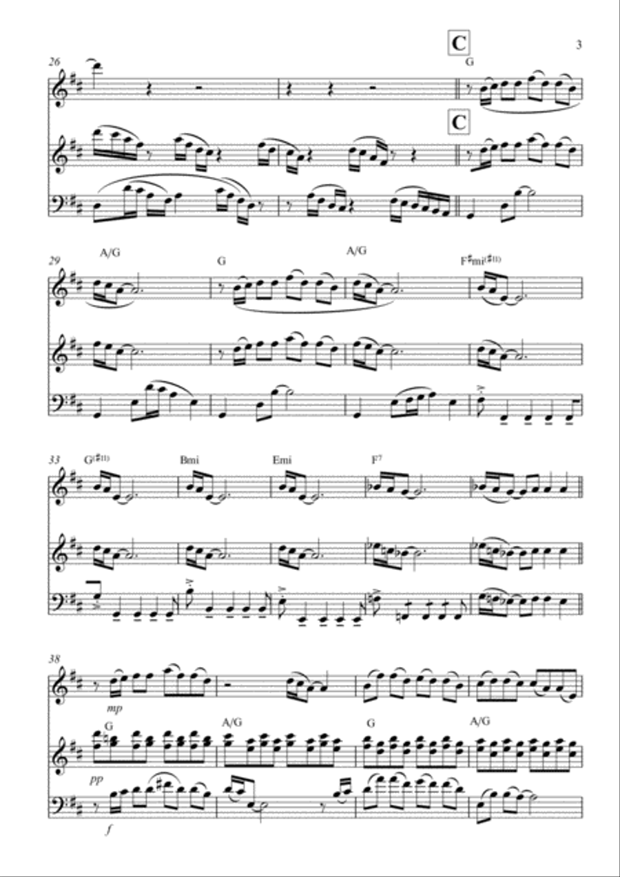 Peace Small Ensemble scores gallery preview page 3
