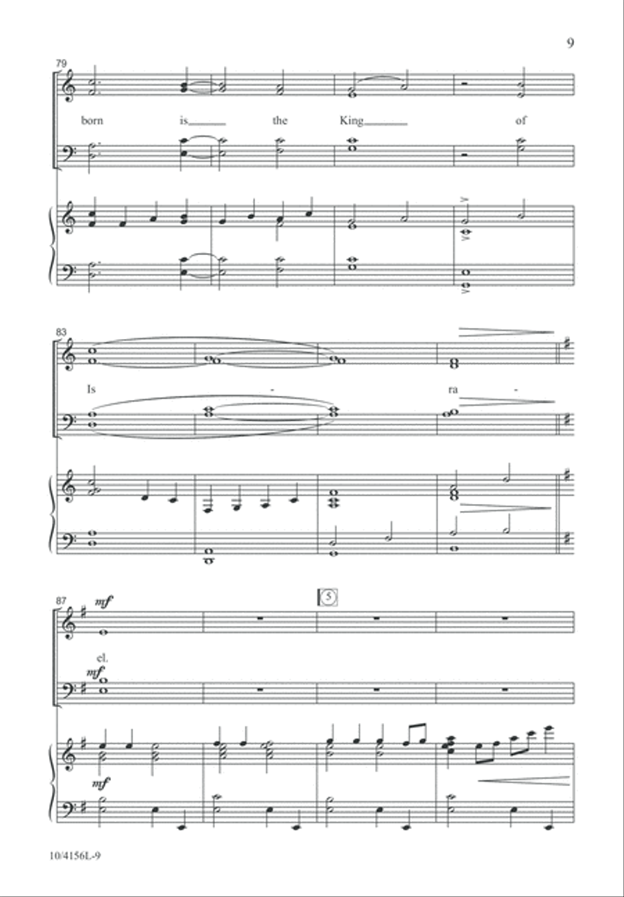 Noel Festival Noel Festival 4-Part scores gallery preview page 9