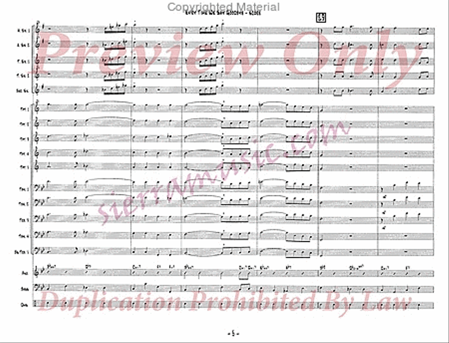 Every Time We Say Goodbye Jazz Ensemble scores gallery preview page 6