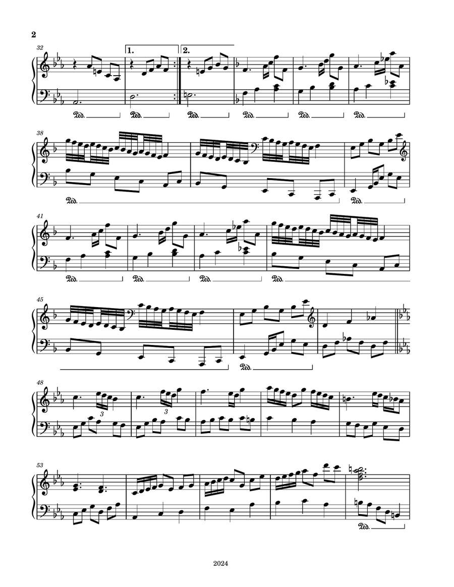 Piano Dream No. 90924 Piano Solo scores gallery preview page 2