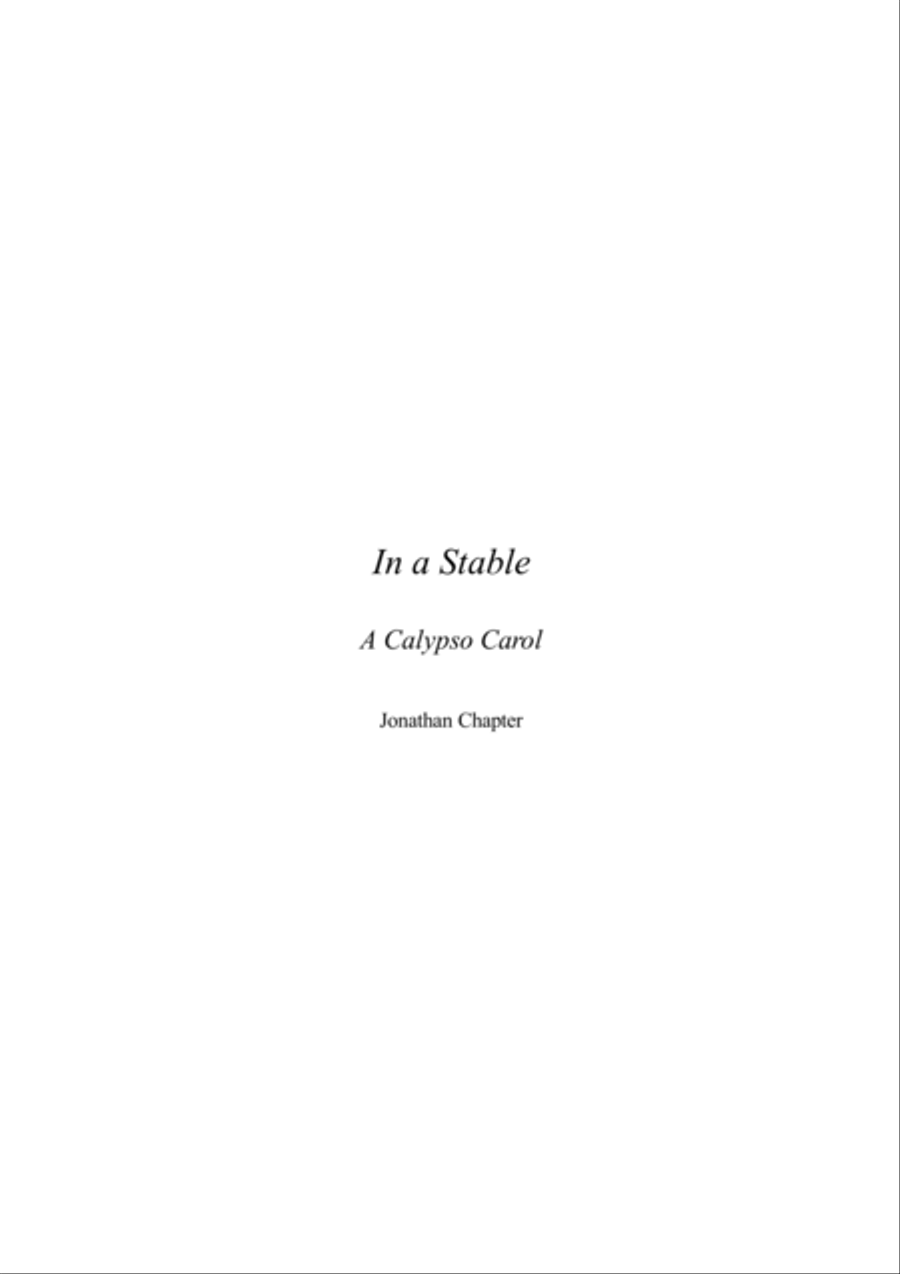 In a Stable In a Stable Choir scores gallery preview page 1