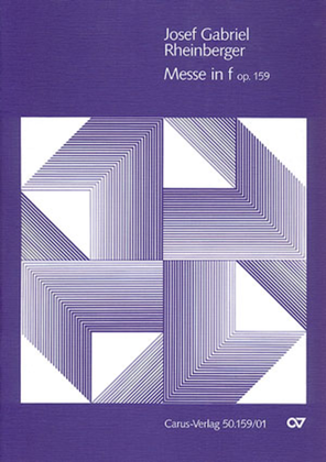Book cover for Mass in F Minor (Missa in f)