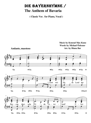 Die Bayernhymne/ The Anthem of Bavaria (Classical Ver.)