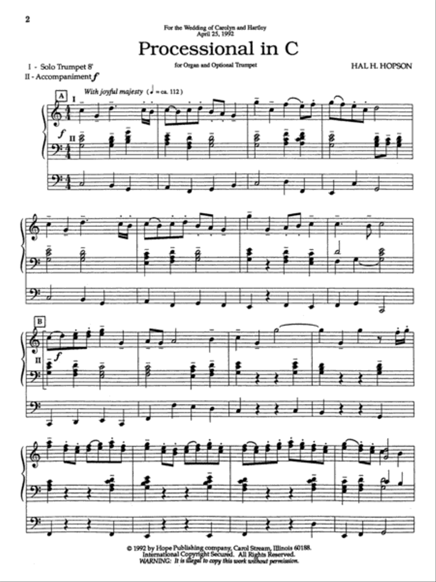 Processional in C