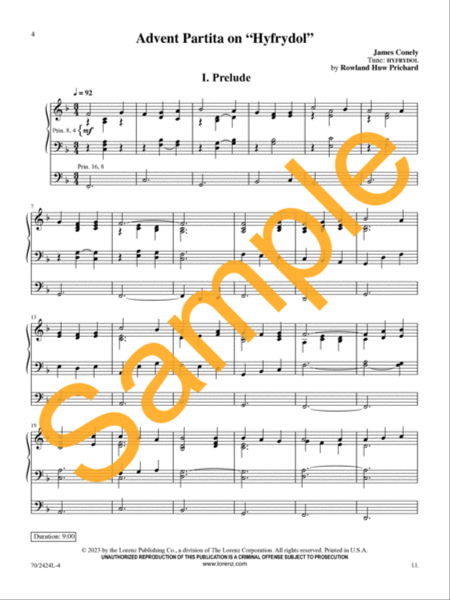 Advent to Ascension Organ Solo scores gallery preview page 5