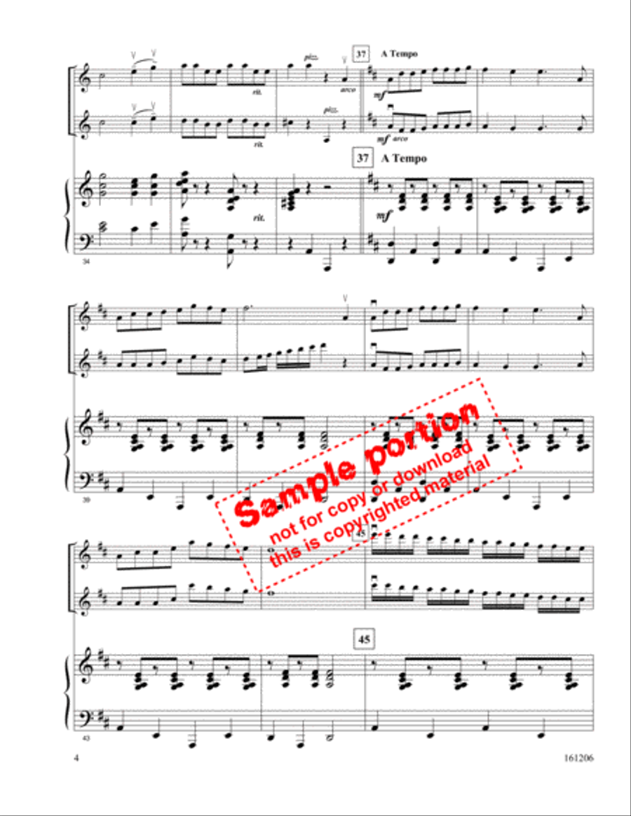 Springs Of Living Water Springs Of Living Water String Duet scores gallery preview page 3