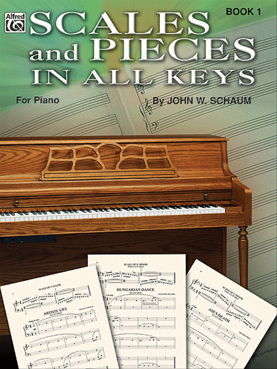Scales and Pieces in All Keys, Book 1 Piano Method scores gallery preview page 1