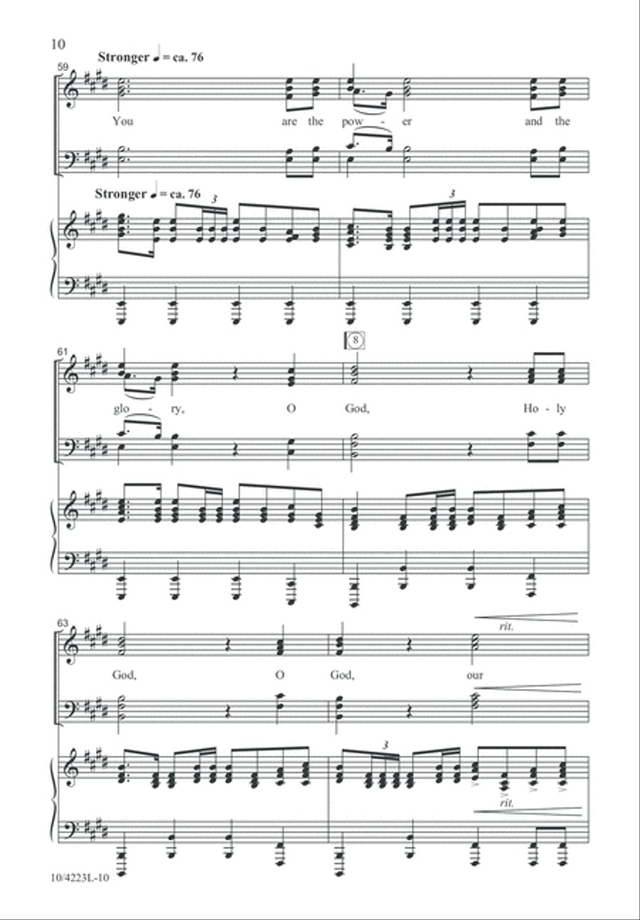 Only God 4-Part scores gallery preview page 10