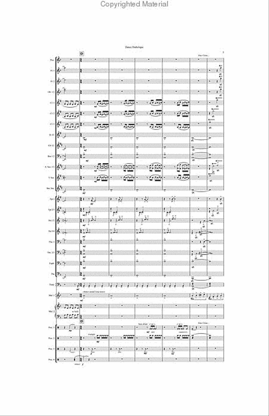 Dance Diabolique Dance Diabolique Concert Band scores gallery preview page 4