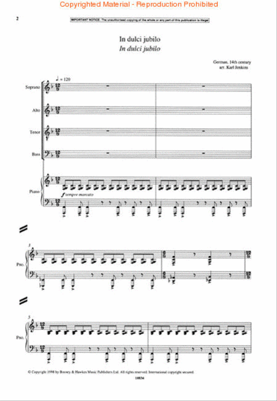 A Celebration of Christmas 4-Part scores gallery preview page 2