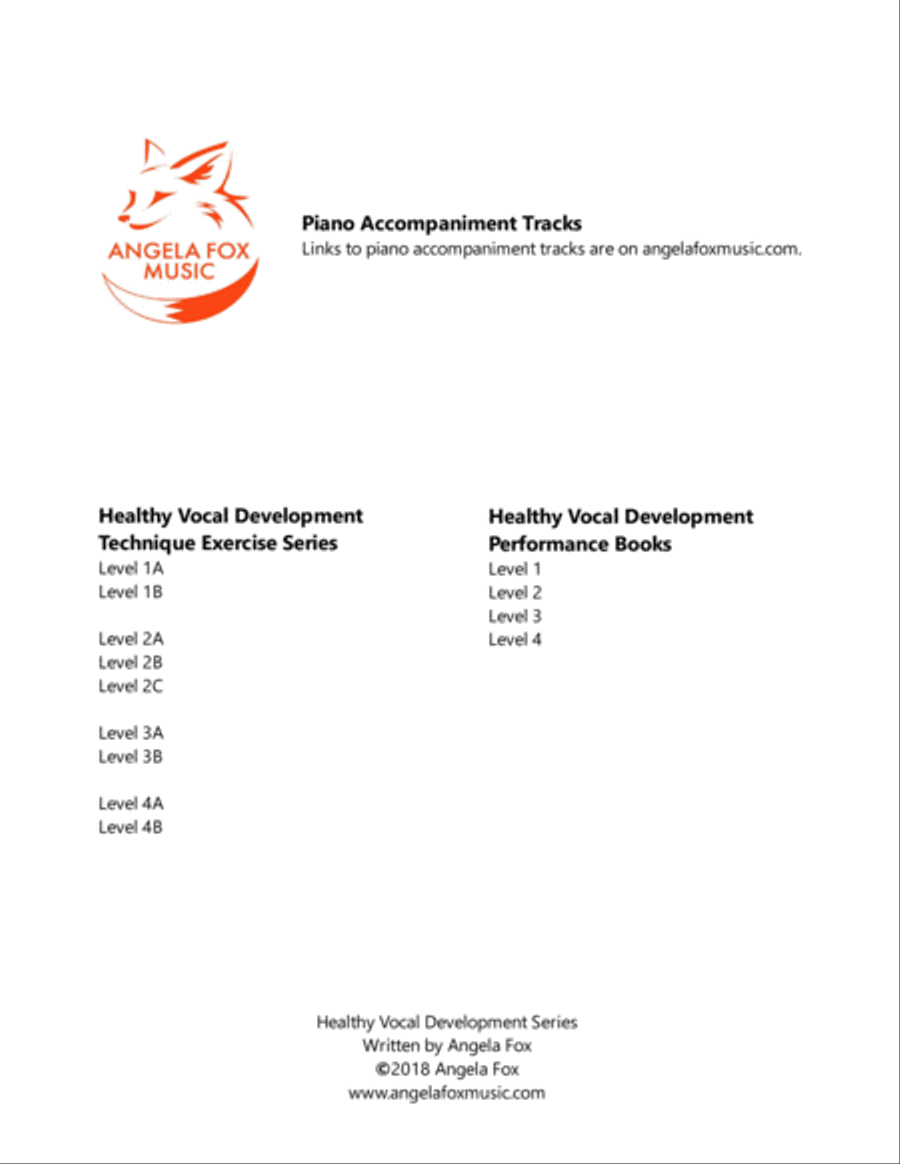 Healthy Vocal Development: Performance Book Level 4 Voice scores gallery preview page 2