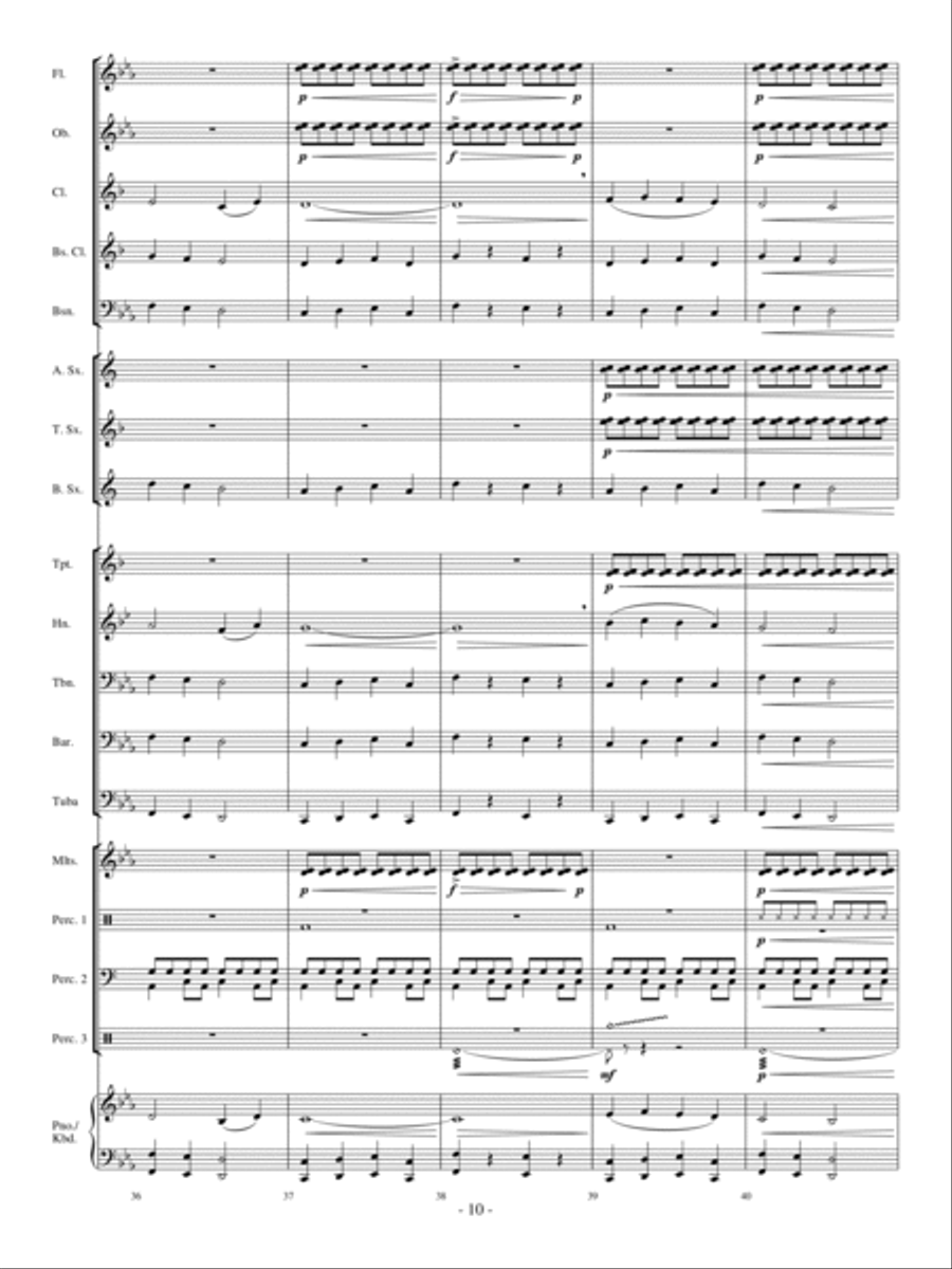 Barrage Concert Band scores gallery preview page 9