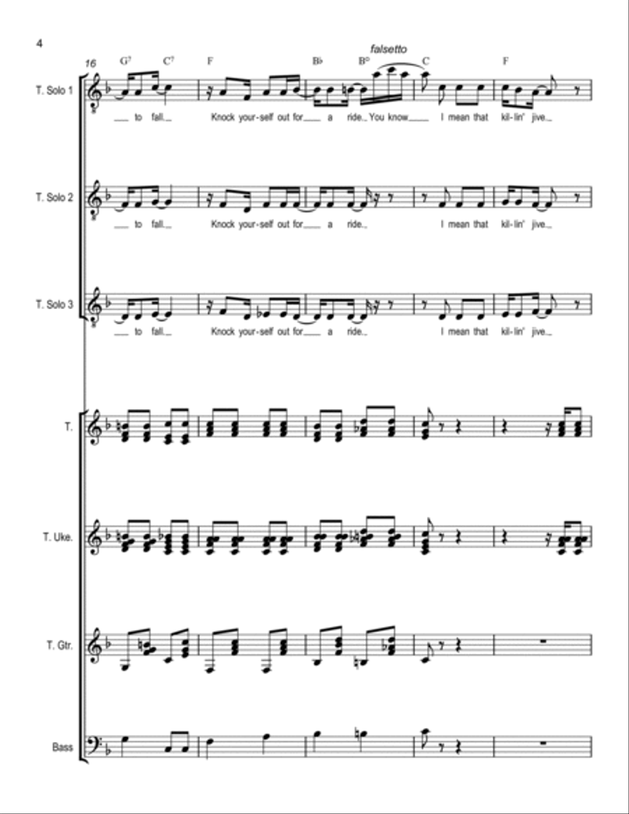 Killin' Jive Killin' Jive Small Ensemble scores gallery preview page 4